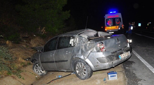 Antalya&#039;da feci kaza: 1 ölü, 1 yaralı