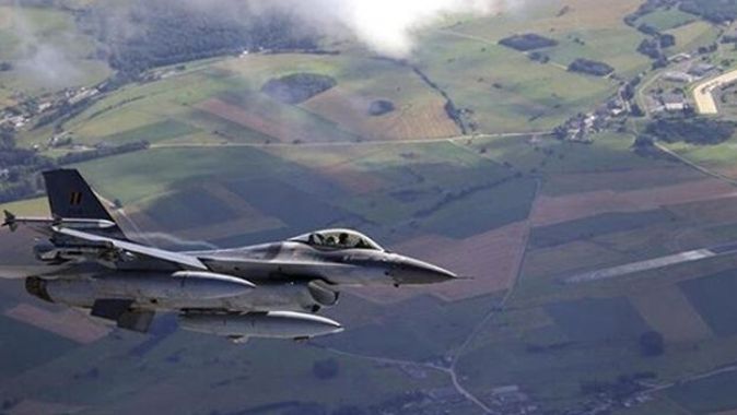 Belçika Hava Kuvvetleri&#039;ne ait F-16 düştü
