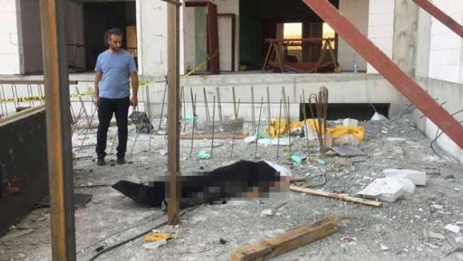 Bursa&#039;da acı ölüm... 20 yaşındaki Adem çalıştığı inşaatın 8. katından düştü