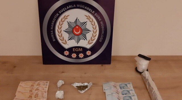 Bursa polisinden uyuşturucu baskını