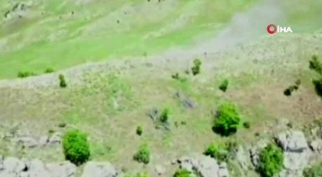 Çatak kırsalında PKK’ya ait el bombaları imha edildi