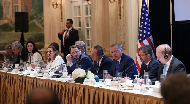 Cumhurbaşkanı Erdoğan Doğu-Batı Enstitüsü&#039;nce düzenlenen toplantıya katıldı