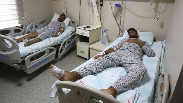 Darbedilip zorla Türkiye&#039;ye gönderilen 2 düzensiz göçmen hastaneye kaldırıldı