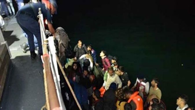 Enez açıklarında 41 düzensiz göçmen yakalandı
