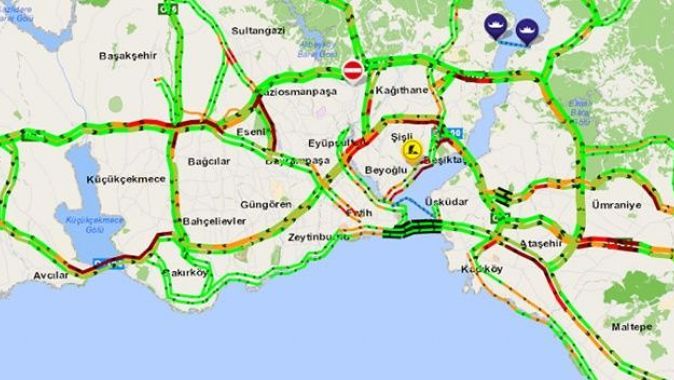 İstanbul depreminin ardından trafikteki yoğunluk sürüyor