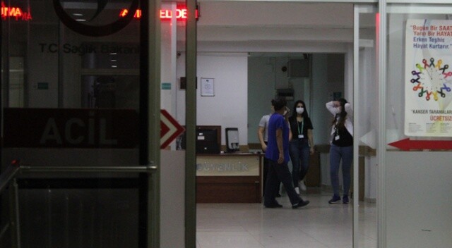 Kocaeli&#039;de devlet hastanesinin acil servis ünitesinde kimyasal madde paniği