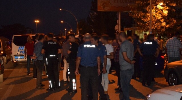 Malatya’da polisi alarma geçiren düğün konvoyu
