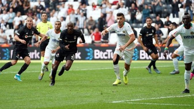 Beşiktaş, Alanyaspor&#039;u 2-0 mağlup etti