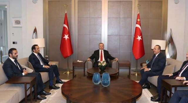 Cumhurbaşkanı Erdoğan&#039;ın El Sani ile görüşmesi sona erdi