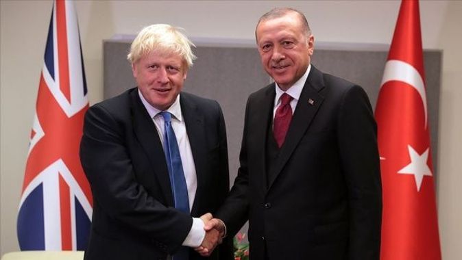 Cumhurbaşkanı Erdoğan, Johnson ile telefonda görüştü