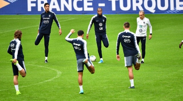 Fransa, Türkiye maçının hazırlıklarını tamamladı