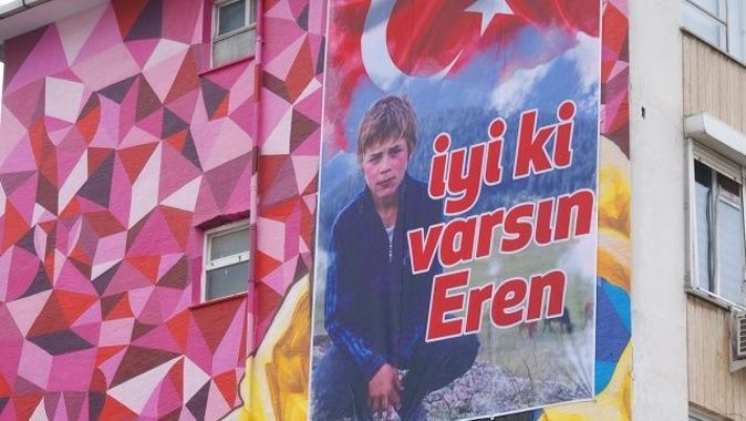 Greta Thunberg grafitisi Eren Bülbül&#039;ün resmi ile kapatıldı