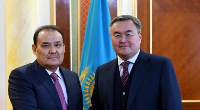 Türk Konseyi Genel Sekreteri, Kazakistan Dışişleri Bakanı ile bir araya geldi