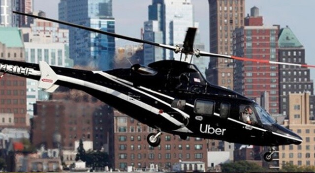 Uber&#039;de &#039;helikopter taksi&#039; dönemi