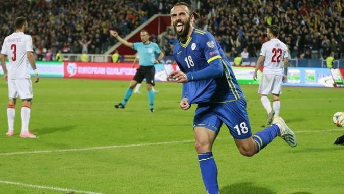 Vedat Muriç attı, Kosova Karadağ&#039;ı mağlup etti