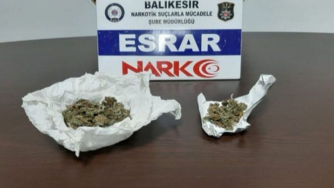 Balıkesir polisi 4 uyuşturucu tacirini yakaladı
