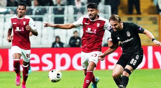 UEFA Avrupa Ligi: Braga: 3- Beşiktaş: 1