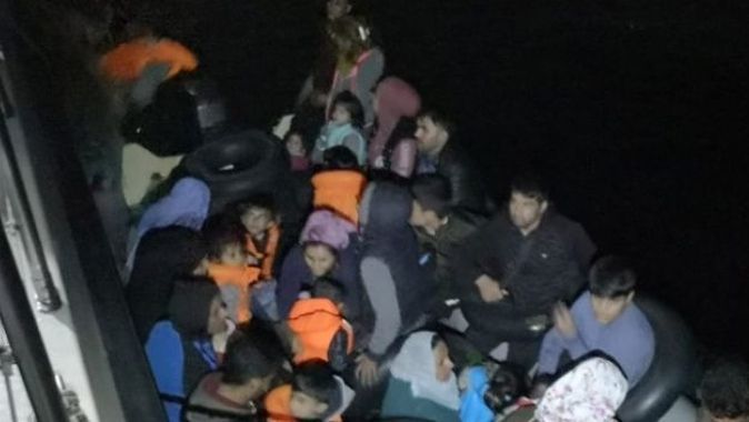 Didim&#039;de 48 kaçak göçmen yakalandı