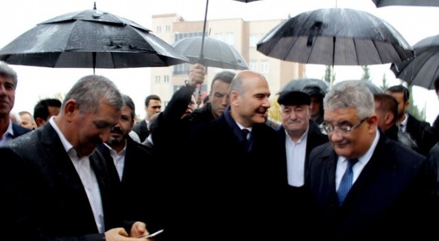 İçişleri Bakanı Süleyman Soylu’ya yağmur sürprizi