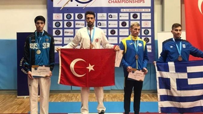 İşitme engelli milli sporcu Ahmet Hakan Tuna, Avrupa şampiyonu oldu