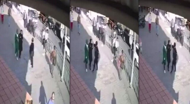 Karaköy’de tepki çeken saldırı: başörtülü kıza  yumruk attı!