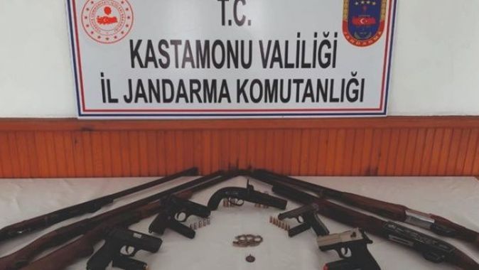 Kastamonu&#039;daki silah kaçakçılığı operasyonunda 3 tutuklama