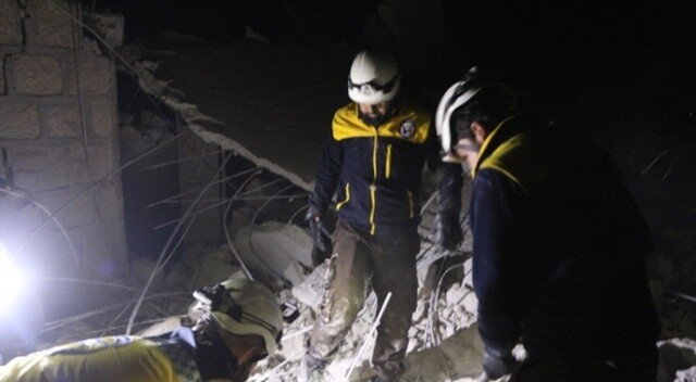 Rus uçakları İdlib&#039;de bir evi vurdu: 3 çocuk öldü