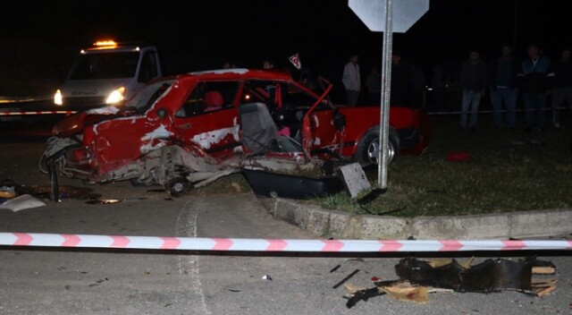 Sakarya’da feci kaza: 1 ölü, 4 yaralı