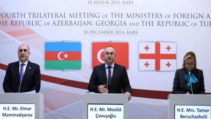 Azerbaycan-Türkiye-Gürcistan Dışişleri Bakanları yarın bir araya gelecek