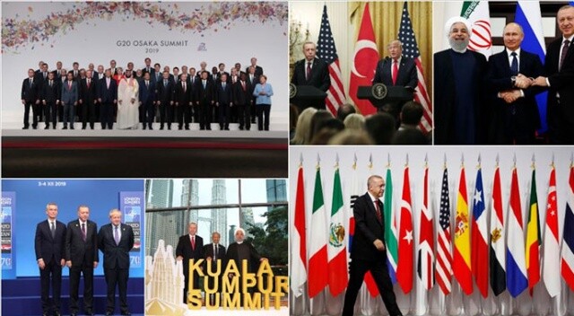 Cumhurbaşkanı Erdoğan&#039;ın 2019 mesaisi yoğun geçti