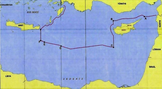 Dışişleri Bakanlığı Türkiye&#039;nin Doğu Akdeniz&#039;deki kıta sahanlığı ve sınırlarını paylaştı