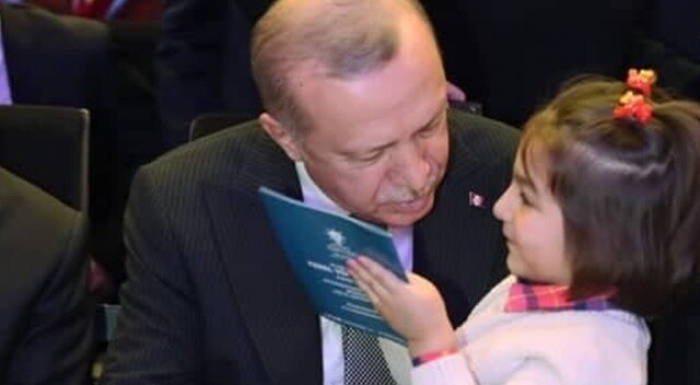 Emetli Meryem Nisa doğum günü hediyesini Cumhurbaşkanı Erdoğan&#039;dan aldı