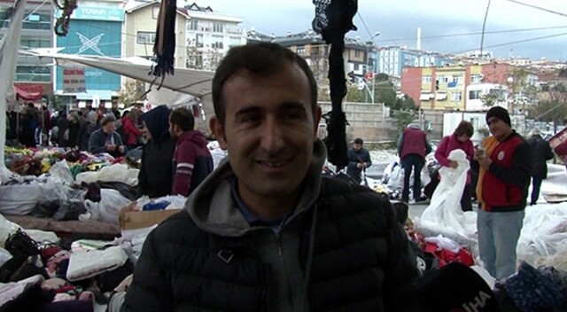 Kadıköy&#039;de çadırla beraber uçan pazarcı o anları anlattı