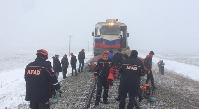Kars’ta tren kazası: 3 ölü, 3 yaralı
