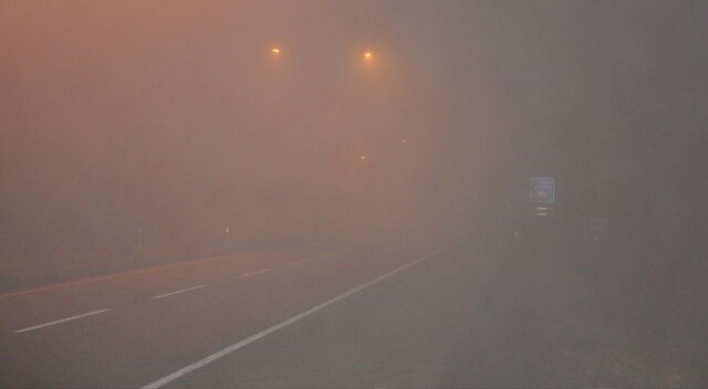 Kırıkkale&#039;de ulaşıma etkili sis engeli