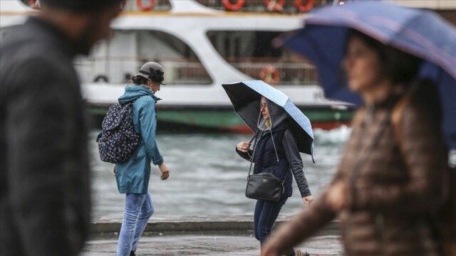 Marmara Bölgesi&#039;nde öğleden sonra yağmur ve sağanak uyarısı