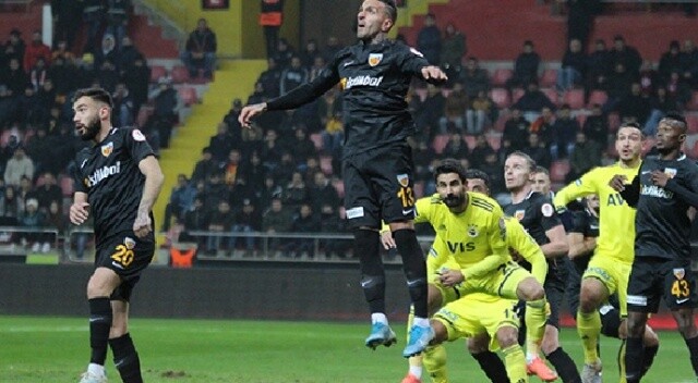 Fenerbahçe, Kayserispor ile 0-0 berabere kaldı