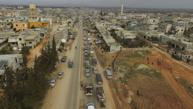 İdlib&#039;de kasımdan bu yana 541 bin kişi yerinden edildi