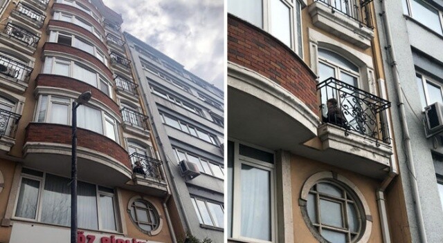 Şişli’de korku dolu anlar! 6 yaşındaki çocuk 4.katın balkonundan komşunun balkonuna düştü