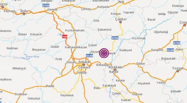 Ankara&#039;da 3.9 büyüklüğünde deprem (27 Ocak son depremler)