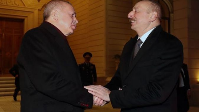Cumhurbaşkanı Erdoğan, Azerbaycan&#039;dan ayrıldı