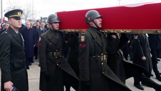 Cumhurbaşkanı Erdoğan, İdlib şehidi Emre Baysal&#039;ın cenazesine katıldı