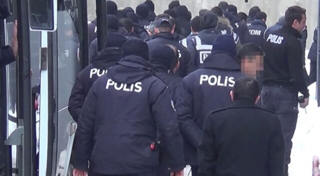 Erzurum’da FETÖ operasyonu: 17 polis memuru gözaltına alındı