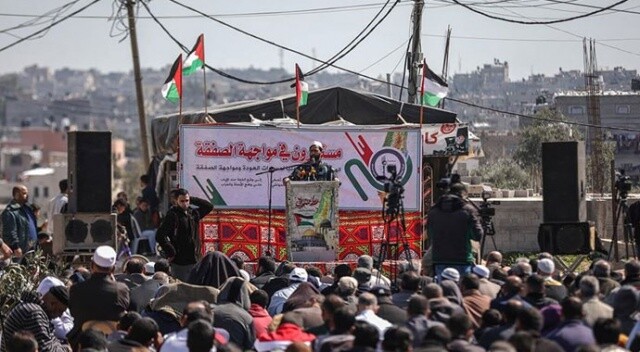 Gazze&#039;de ABD&#039;nin sözde barış planına yönelik protestolar sürüyor
