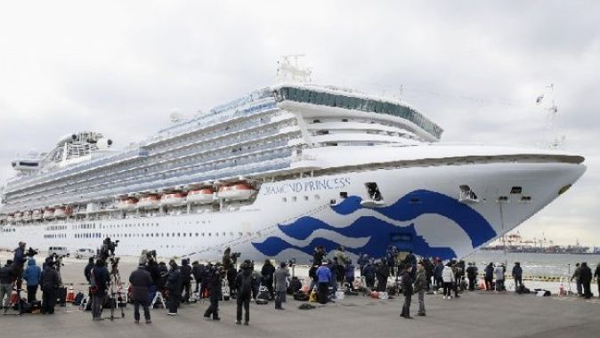 Japonya’daki karantina gemisinde vaka sayısı 70’e yükseldi