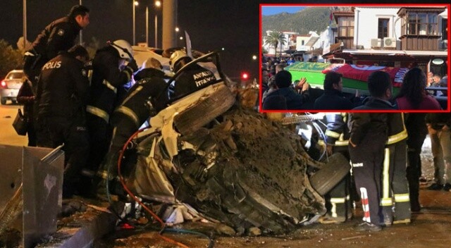 Kaza kurbanı damat Galatasaray formasıyla son yolculuğa uğurlandı