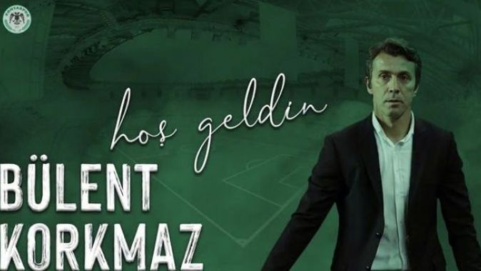 Konyaspor teknik direktörlük görevine Bülent Korkmaz&#039;ı getirdiğini açıkladı