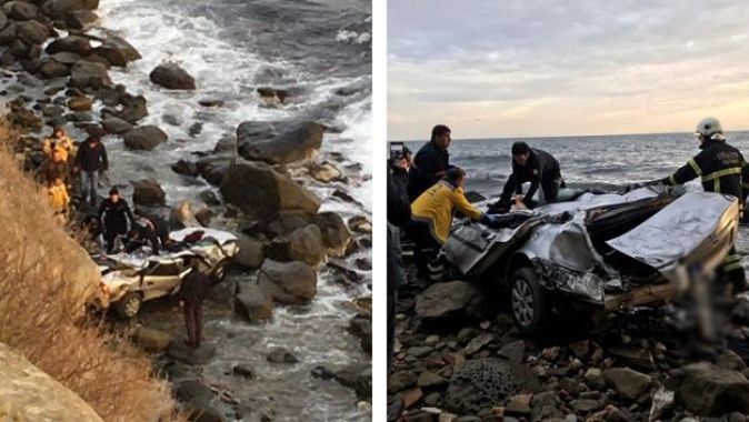 Tekirdağ’da otomobil denize uçtu: 1 ölü