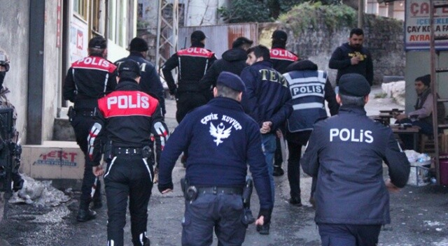 Trabzon&#039;da emniyetten 68 ekip ve 214 personel ile şok uygulaması
