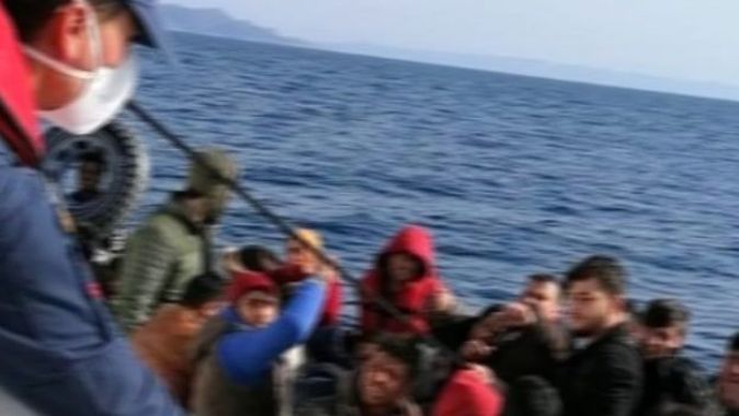 Datça açıklarında yardım isteyen 31 sığınmacı kurtarıldı